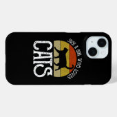 Nur ein Mädchen, das Katzen liebt Case-Mate iPhone Hülle (Rückseite (Horizontal))