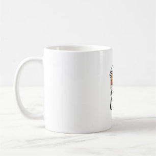 Nur ein Mädchen, das Katzen Retro Vintage Katzen-D Kaffeetasse