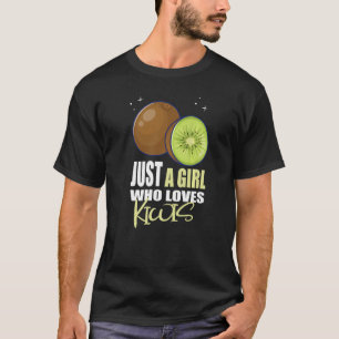 Nur ein Mädchen, das Kiwis Liebe I Kiwi Frucht I G T-Shirt