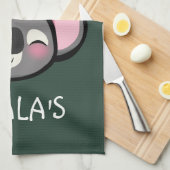 Nur ein Mädchen, das Koalas Liebe Geschirrtuch (Viertel Falte)