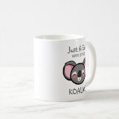 Nur ein Mädchen, das Koalas Liebe Kaffeetasse (VorderseiteRechts)