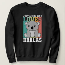 Nur ein Mädchen, das Koalas Niedlich Koala Liebe t