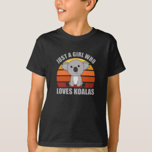 Nur ein Mädchen, das Koalas Süße Tier Lieben Mädch T-Shirt