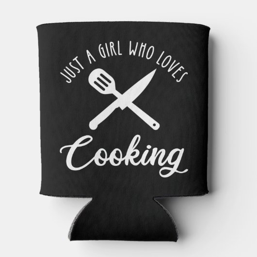 Nur ein Mädchen, das kocht Dosenkühler (Rückseite)