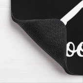 Nur ein Mädchen, das kocht Mousepad (Ecke)