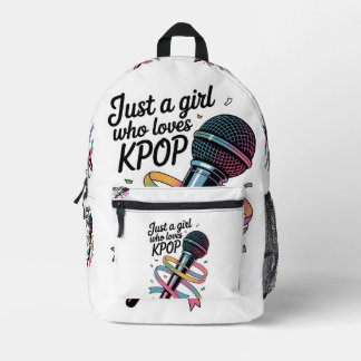 Nur ein Mädchen, das Kpop Lieben Bedruckter Rucksack