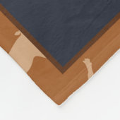 Nur ein Mädchen, das Kühe  Fleecedecke (Ecke)