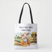 Nur ein Mädchen, das Kühe mag