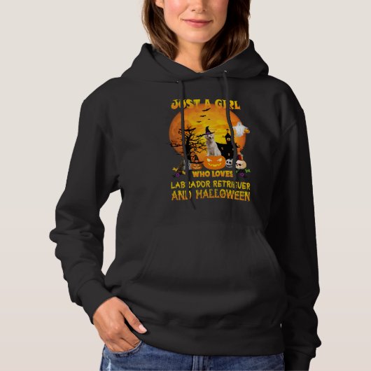 Nur ein Mädchen, das Labrador Retriever und Hallo  Hoodie (Vorderseite)