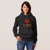 Nur ein Mädchen, das Ladybugs Ladybug Liebe Hoodie (Vorne ganz)