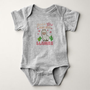 nur ein Mädchen, das Lahas niedlich Lieben hat Baby Strampler