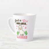 nur ein Mädchen, das Lahmen niedlich Lieben Milchtasse (Linke Ecke)