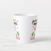 nur ein Mädchen, das Lahmen niedlich Lieben Milchtasse (Vorderseite)