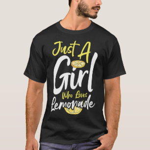 Nur ein Mädchen, das Lemon Lemonade Lieben Maker L T-Shirt