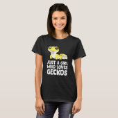Nur ein Mädchen, das Leopard Geckos Liebe T-Shirt (Vorne ganz)