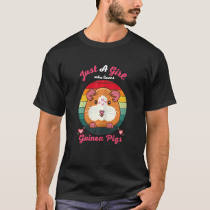 Nur ein Mädchen, das Liebe Guinea schweine Mama Mä T-Shirt