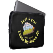 Nur ein Mädchen, das Liebe Zitrone Meringue-Pie Laptopschutzhülle (Vorne Rechts)