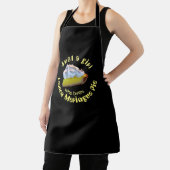 Nur ein Mädchen, das Liebe Zitrone Meringue-Pie Schürze (InSitu)