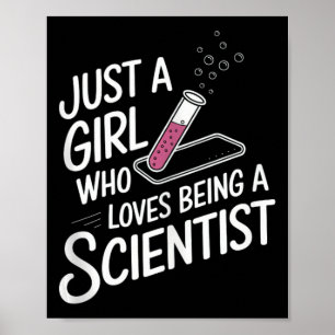 Nur ein Mädchen, das Lieben als Wissenschaftler Ni Poster
