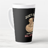 Nur ein Mädchen, das Lieben Ball Python Milchtasse (Linke Ecke)