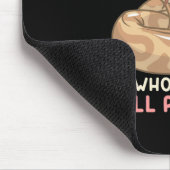 Nur ein Mädchen, das Lieben Ball Python Mousepad (Ecke)