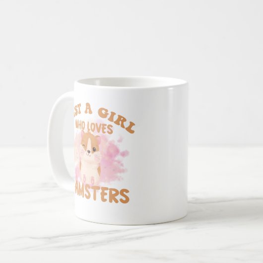 Nur ein Mädchen, das Lieben behindert Kaffeetasse (Vorderseite Links)