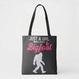Nur ein Mädchen, das Lieben Bigfoot Tasche
