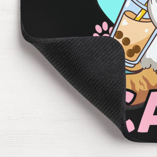 Nur ein Mädchen, das Lieben Boba Bubble Milk Tee K Mousepad (Ecke)