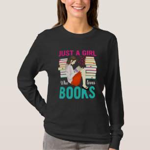 Nur ein Mädchen, das Lieben bucht, bucht Frauen Gr T-Shirt