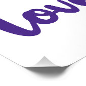 Nur ein Mädchen, das Lieben bucht einen Afroamerik Poster (Ecke)