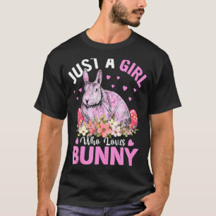 Nur ein Mädchen, das Lieben Bunny Egg Blumenkohl B T-Shirt