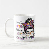 Nur ein Mädchen, das Lieben Camp-o-ween | Hallowee Kaffeetasse (Links)
