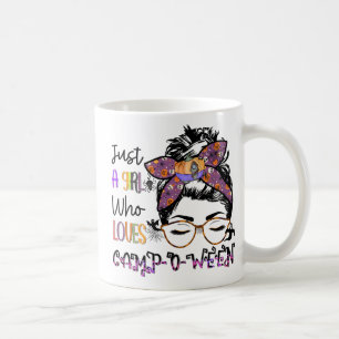Nur ein Mädchen, das Lieben Camp-o-ween   Hallowee Kaffeetasse