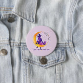 Nur ein Mädchen, das Lieben Cat Button (Beispiel)
