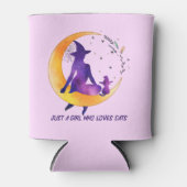 Nur ein Mädchen, das Lieben Cat Dosenkühler (Vorderseite)