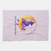 Nur ein Mädchen, das Lieben Cat Geschirrtuch (Horizontal)