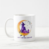 Nur ein Mädchen, das Lieben Cat Kaffeetasse (Links)
