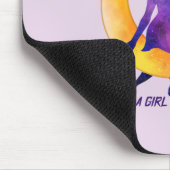 Nur ein Mädchen, das Lieben Cat Mousepad (Ecke)
