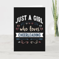 Nur ein Mädchen, das Lieben Cheerleader Funny Gift