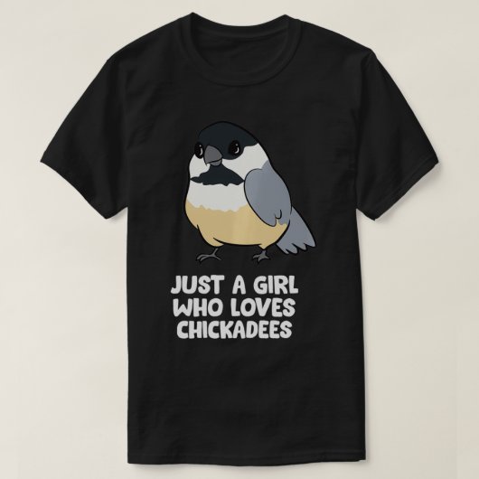 Nur ein Mädchen, das Lieben Chickadevögel Pullover (Design vorne)