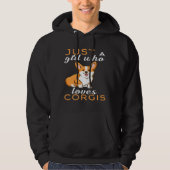 Nur ein Mädchen, das Lieben Corgis Essential Hoodie (Vorderseite)