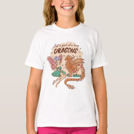 Nur ein Mädchen, das Lieben Drachen Fairy. T-Shirt