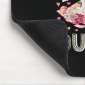 Nur ein Mädchen, das Lieben Ducks Funny Duck Silho Mousepad (Ecke)
