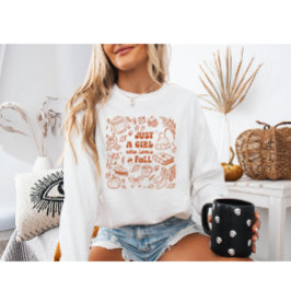 Nur ein Mädchen, das Lieben fallen Cosy Sweatshirt