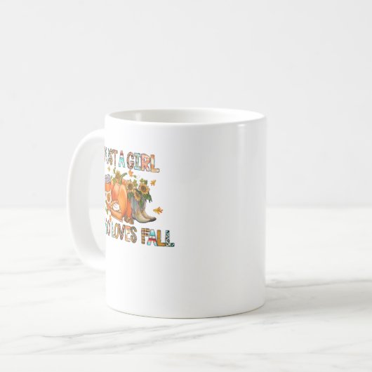 Nur ein Mädchen, das Lieben fallen lässt Kaffeetasse (Vorderseite Links)