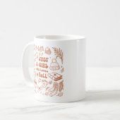 Nur ein Mädchen, das Lieben fallen lässt Kaffeetasse (Vorderseite Links)