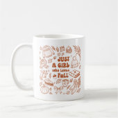 Nur ein Mädchen, das Lieben fallen lässt Kaffeetasse (Links)