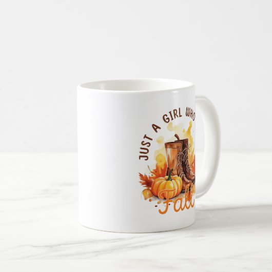 Nur ein Mädchen, das Lieben fallen lässt Kaffeetasse (VorderseiteRechts)