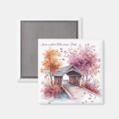 Nur ein Mädchen, das Lieben fallen lässt Magnet (Vorderseite/Rückseite)