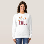 Nur ein Mädchen, das Lieben fallen lässt Sweatshirt (Vorne ganz)